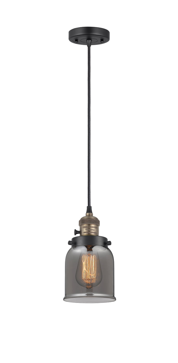 Black Antique Brass / Light Smoke