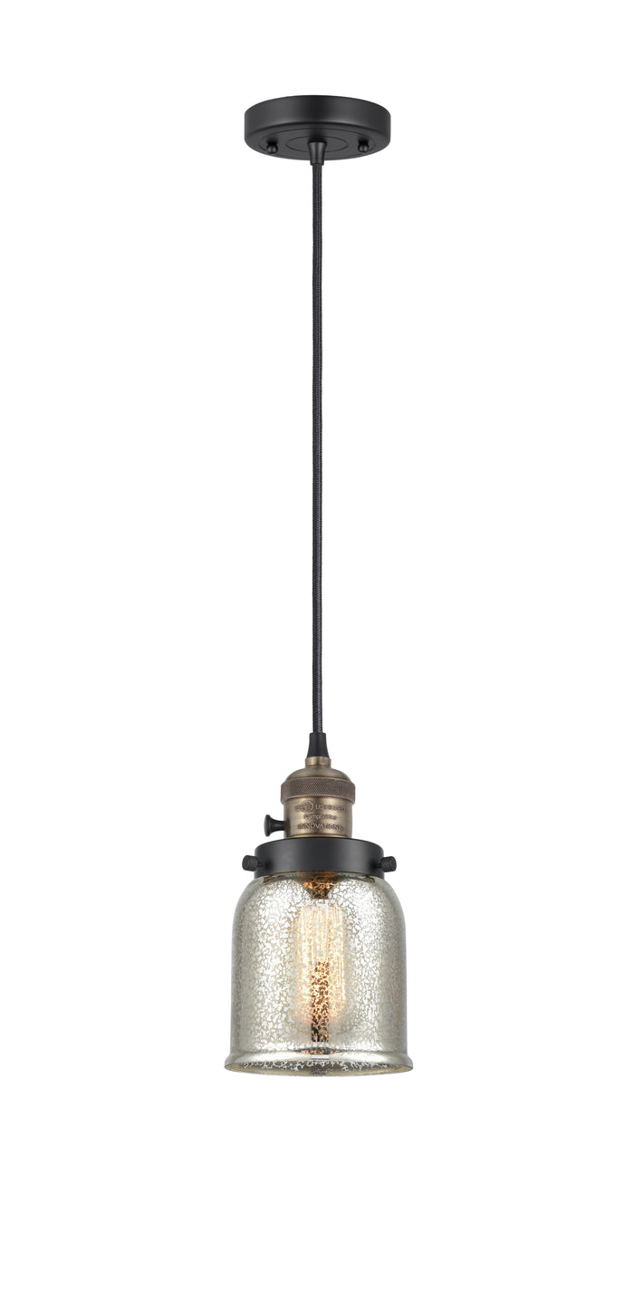 Black Antique Brass / Silver Plated Mercury