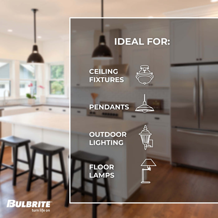 G16 2.5W Dimmable Clear Filament LED Light Bulb with E12 Base, 2700K, 250 Lumens, 6-Pack