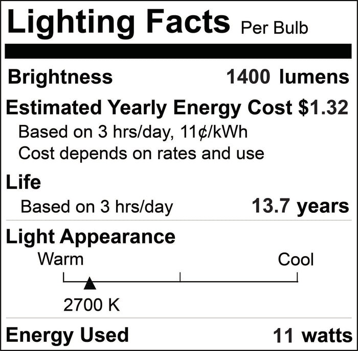G40 8.5W Dimmable Milky Filament LED Light Bulb with E26 Base, 2700K, 800 Lumens, 4-Pack