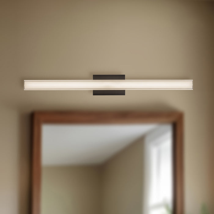 Garland 36-in Aluminum Steel Acrylic Wall Sconce