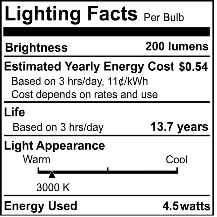 Gradient C53 4.5W Dimmable Blue Filament LED Light Bulb with E26 Base, 3000K, 200 Lumens