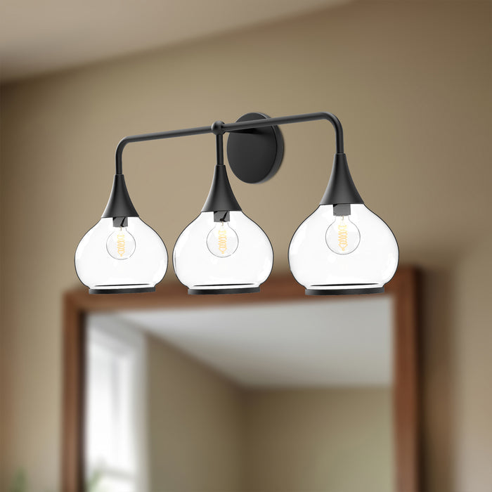 Hazel 26-in Steel Vanity Light