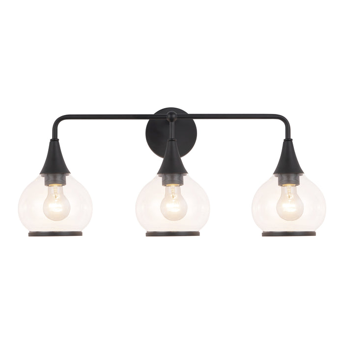 Hazel 26-in Steel Vanity Light