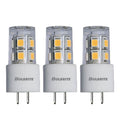 JC 2W Non-Dimmable Clear LED Light Bulb with G4 Base, 2700K, 180 Lumens, 12V, 3-Pack