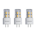JC 2W Non-Dimmable Clear LED Light Bulb with G4 Base, 3000K, 180 Lumens, 12V, 3-Pack