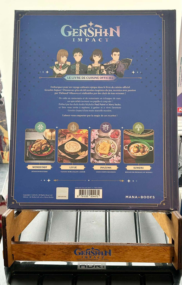 LE LIVRE DE CUISINE OFFICIEL GENSHIN IMPACT