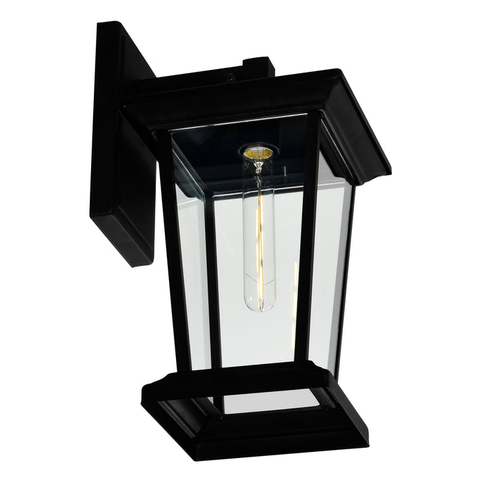 Leawood 1 Light Black Outdoor Wall Lights