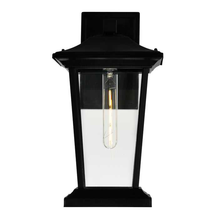 Leawood 1 Light Black Outdoor Wall Lights