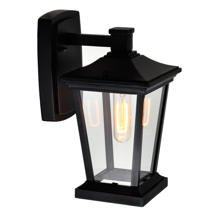 Leawood Outdoor Wall Lights 1 Light Black