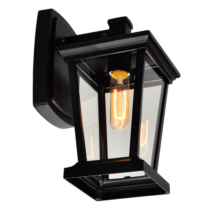 Leawood Outdoor Wall Lights 1 Light Black