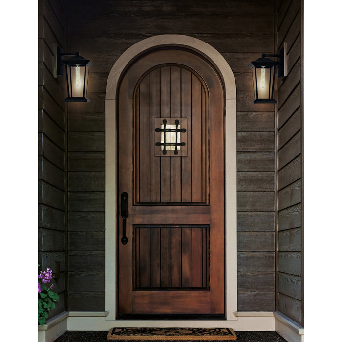 Leawood Outdoor Wall Lights 1 Light Black
