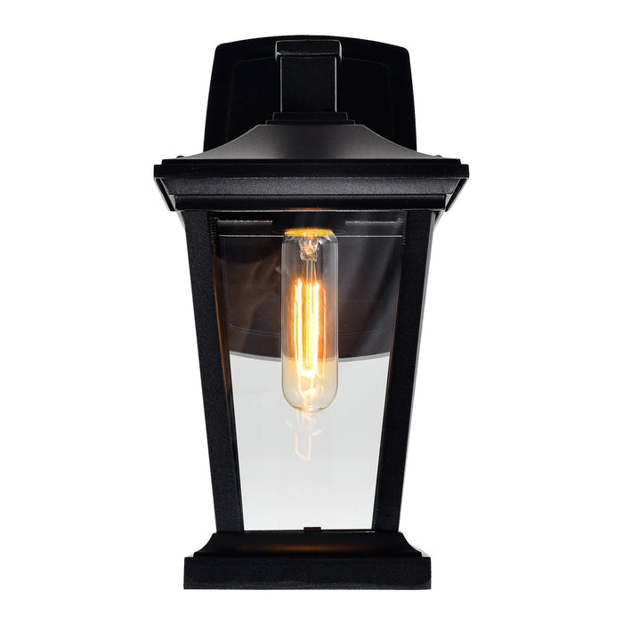 Leawood Outdoor Wall Lights 1 Light Black