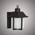 Led Exterior Wall Sconce Black Powder coated  Dimmable 9W
