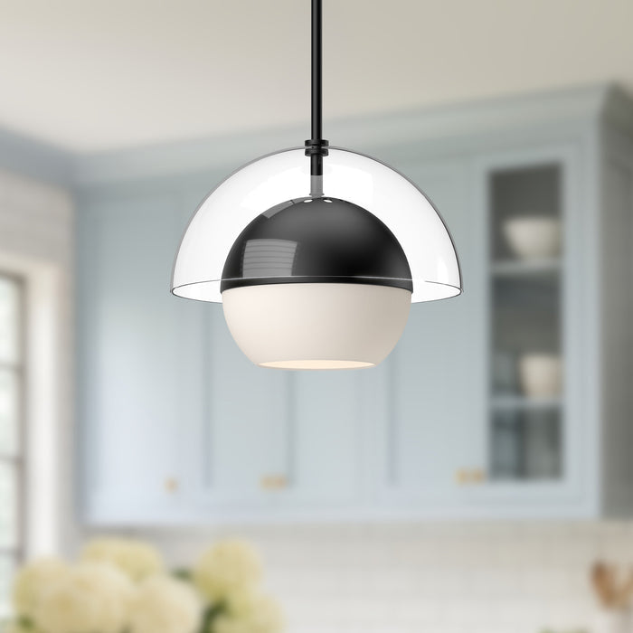 Lucy 12-in Steel Pendant