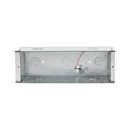 Newport 9.25-in Galvanized Steel Outdoor Wall Light Back Box