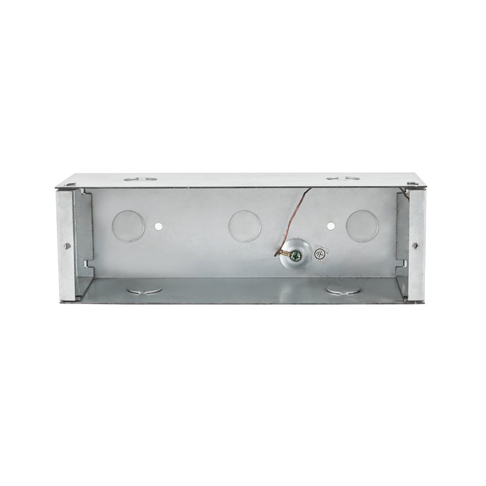 Newport 9.25-in Galvanized Steel Outdoor Wall Light Back Box