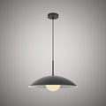 1 Lights Nordic Pendant Matte Black Outside/Matte White Inside  Dimmable 60W