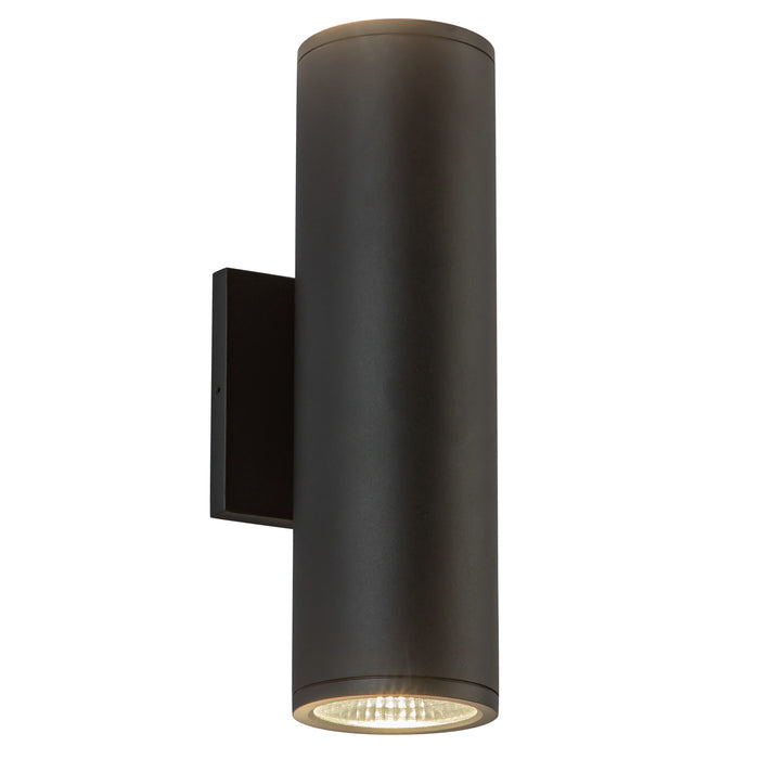Nordic 12-in (3-in Dia.) Aluminum Outdoor Wall Light