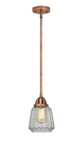 Nouveau 2 Mini Pendant Antique Copper Finish