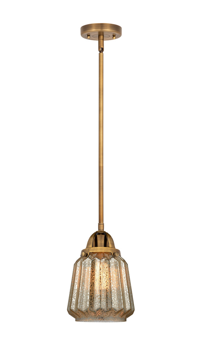 Nouveau 2 Mini Pendant Antique Copper Finish