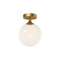 Nouveau 8-in Steel Flush Mount