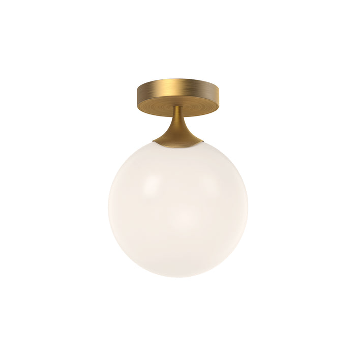 Nouveau 8-in Steel Flush Mount