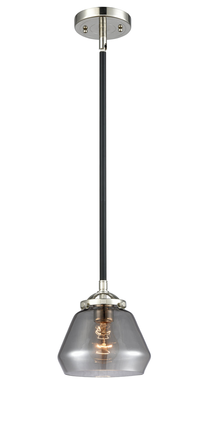 Nouveau Mini Pendant 6.75 Inch Cast Brass