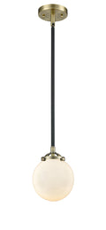 Nouveau Mini Pendant Black Antique Brass