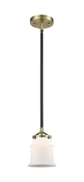 Nouveau Mini Pendant Black Antique Brass