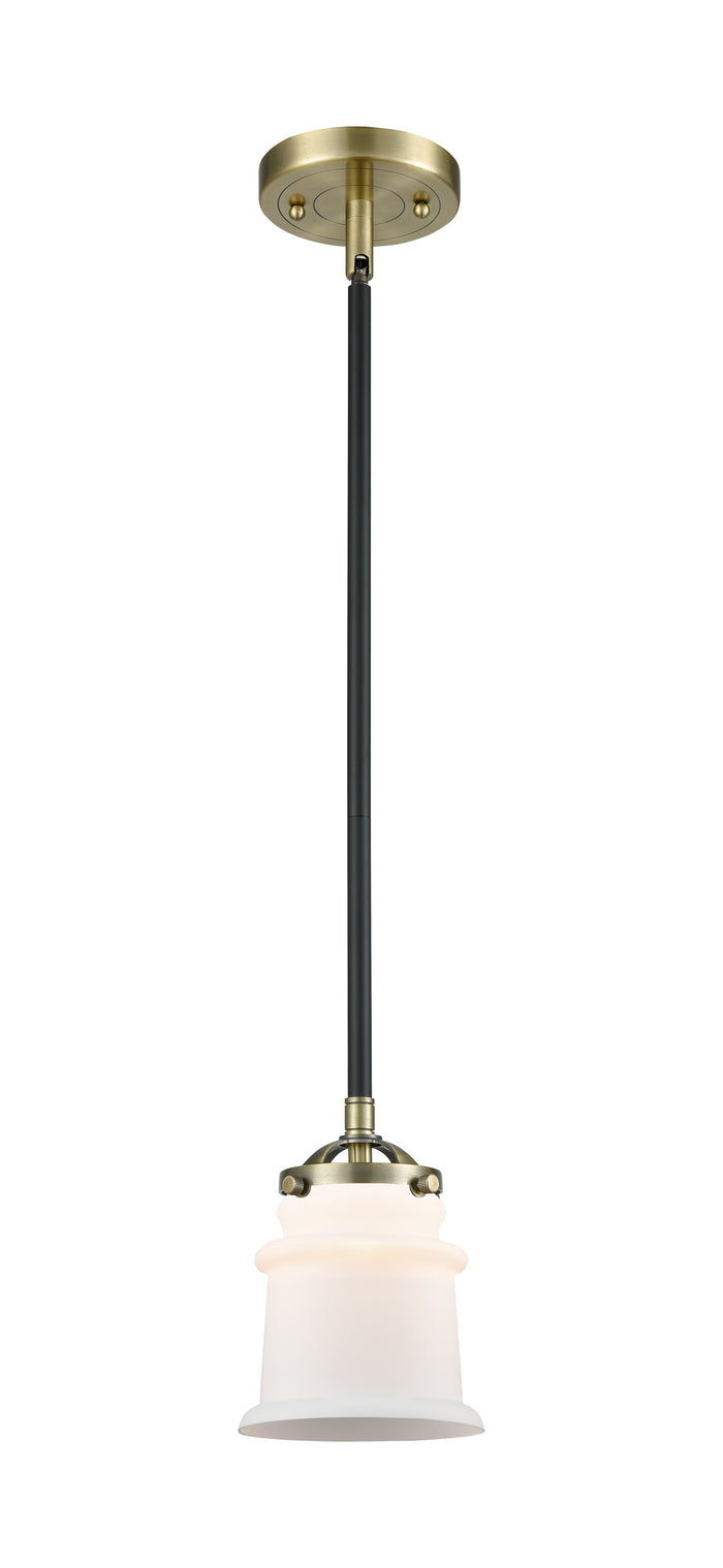 Nouveau Mini Pendant Black Antique Brass