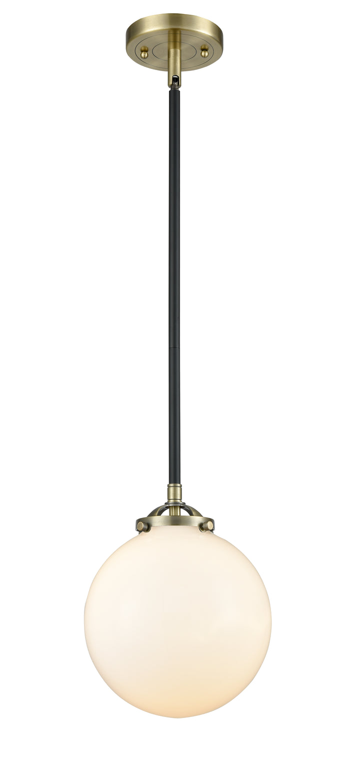 Nouveau Mini Pendant Black Antique Brass