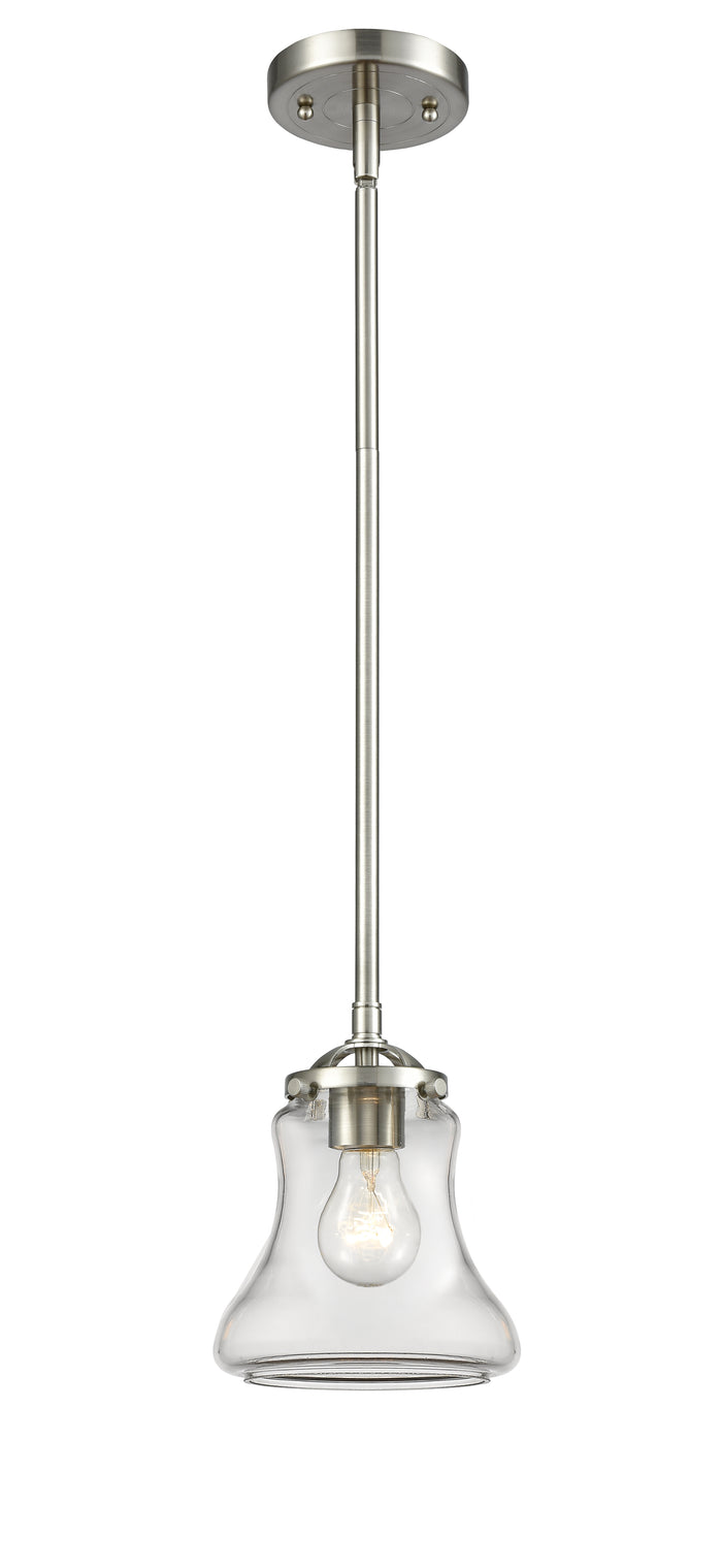 Nouveau Mini Pendant Black Antique Brass