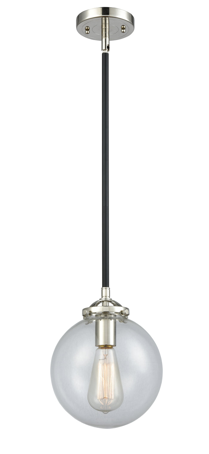 Nouveau Mini Pendant Black Antique Brass