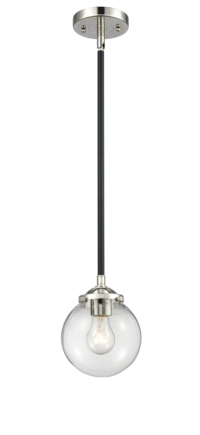 Nouveau Mini Pendant Black Antique Brass