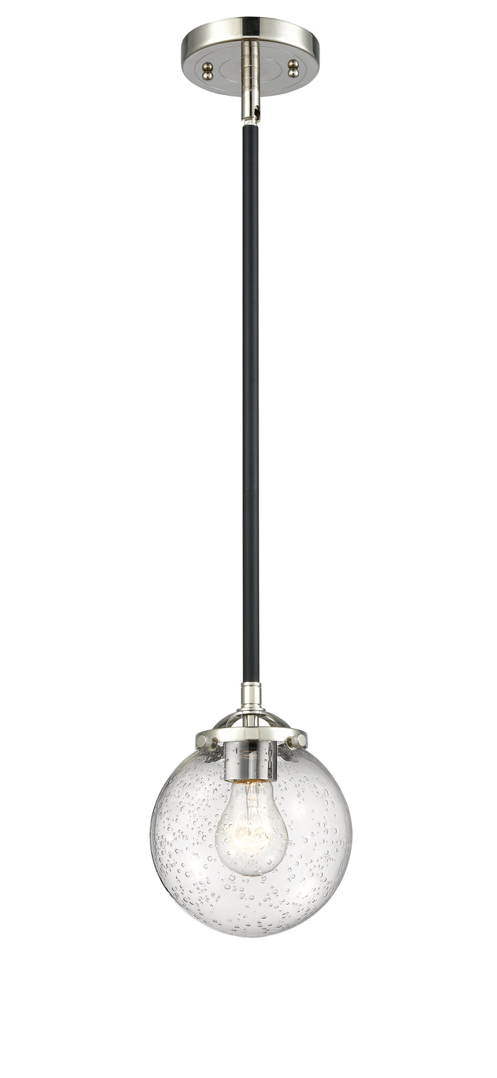 Nouveau Mini Pendant Black Antique Brass