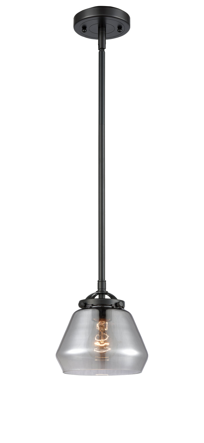 Nouveau Mini Pendant Black Antique Brass