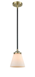 Nouveau Mini Pendant Cast Brass 6.25 Inch