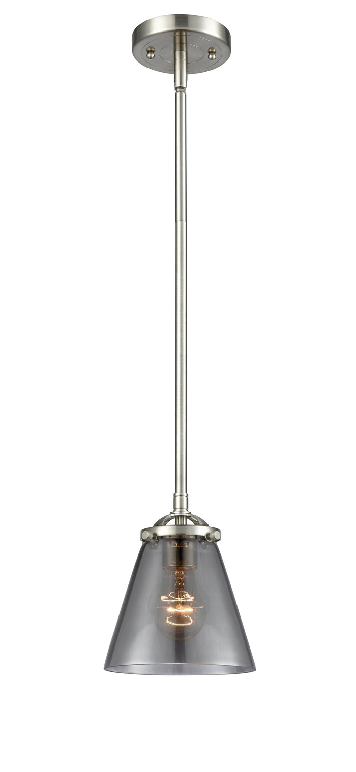 Brushed Satin Nickel / Light Smoke