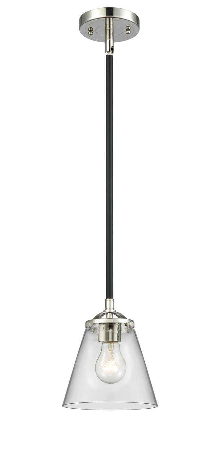 Nouveau Mini Pendant Cast Brass 6.25 Inch