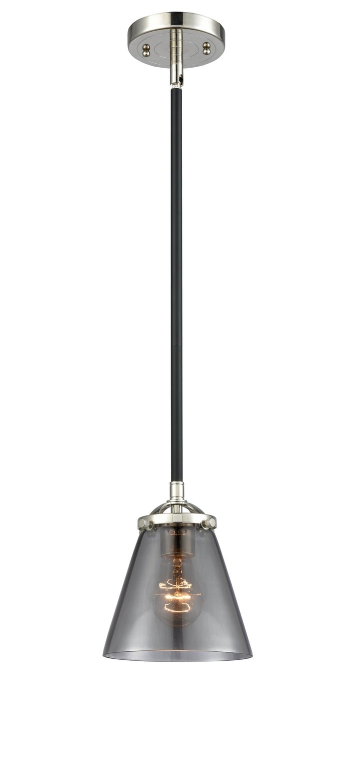 Nouveau Mini Pendant Cast Brass 6.25 Inch