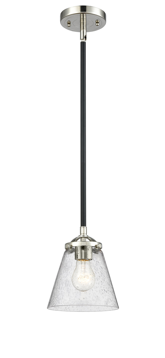 Nouveau Mini Pendant Cast Brass 6.25 Inch
