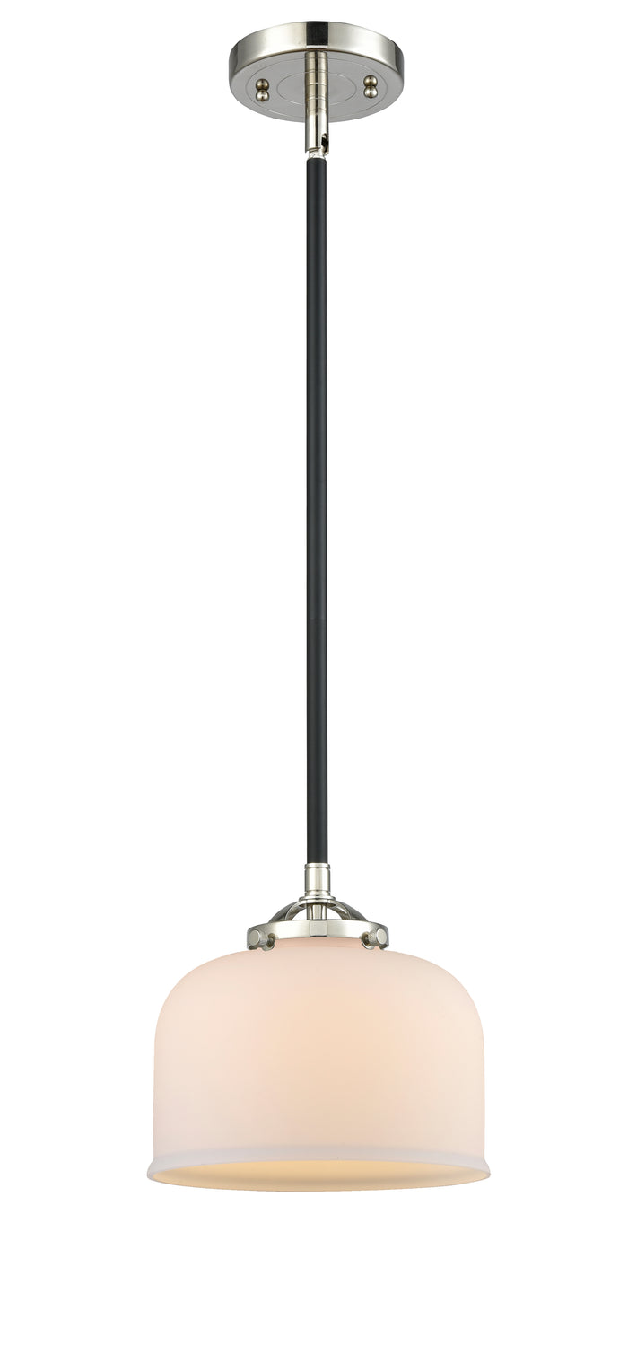 Nouveau Mini Pendant Cast Brass 8 Inch