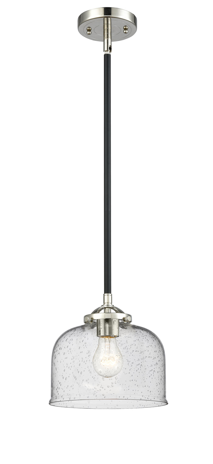 Nouveau Mini Pendant Cast Brass 8 Inch