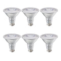 PAR30LN 10W Dimmable LED Light Bulb with E26 Base, 3000K, 800 Lumens, Flood, 6-Pack