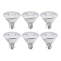 PAR30SN 10W Dimmable LED Light Bulb with E26 Base, 2700K, 830 Lumens, Flood, 6-Pack