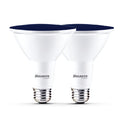 PAR38 15W Dimmable Blue LED Light Bulb with E26 Base, Very Wide Flood, 2-Pack