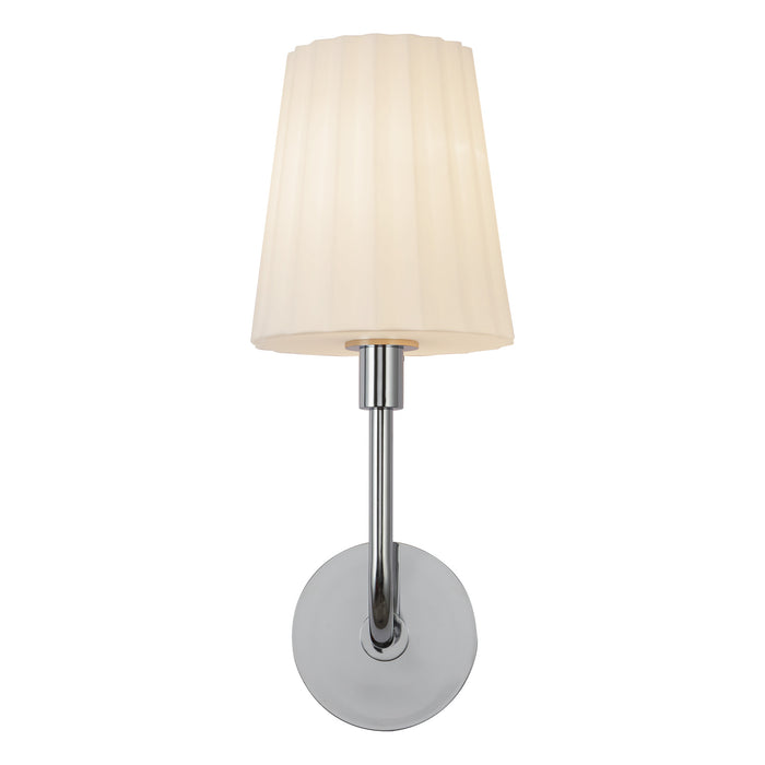 Plisse 7-in Steel Vanity Light
