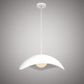 1 Lights Radiance Pendant Matte White Outside/White Inside  Dimmable 60W