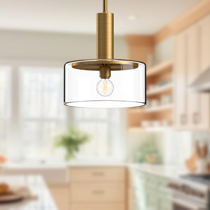 Royale 10-in Steel Pendant
